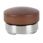 58mm Coffee Distributor Tamper Adjustable Depth Coffee Leveler Coffee Distribution Tool With Walnut Wood Handle