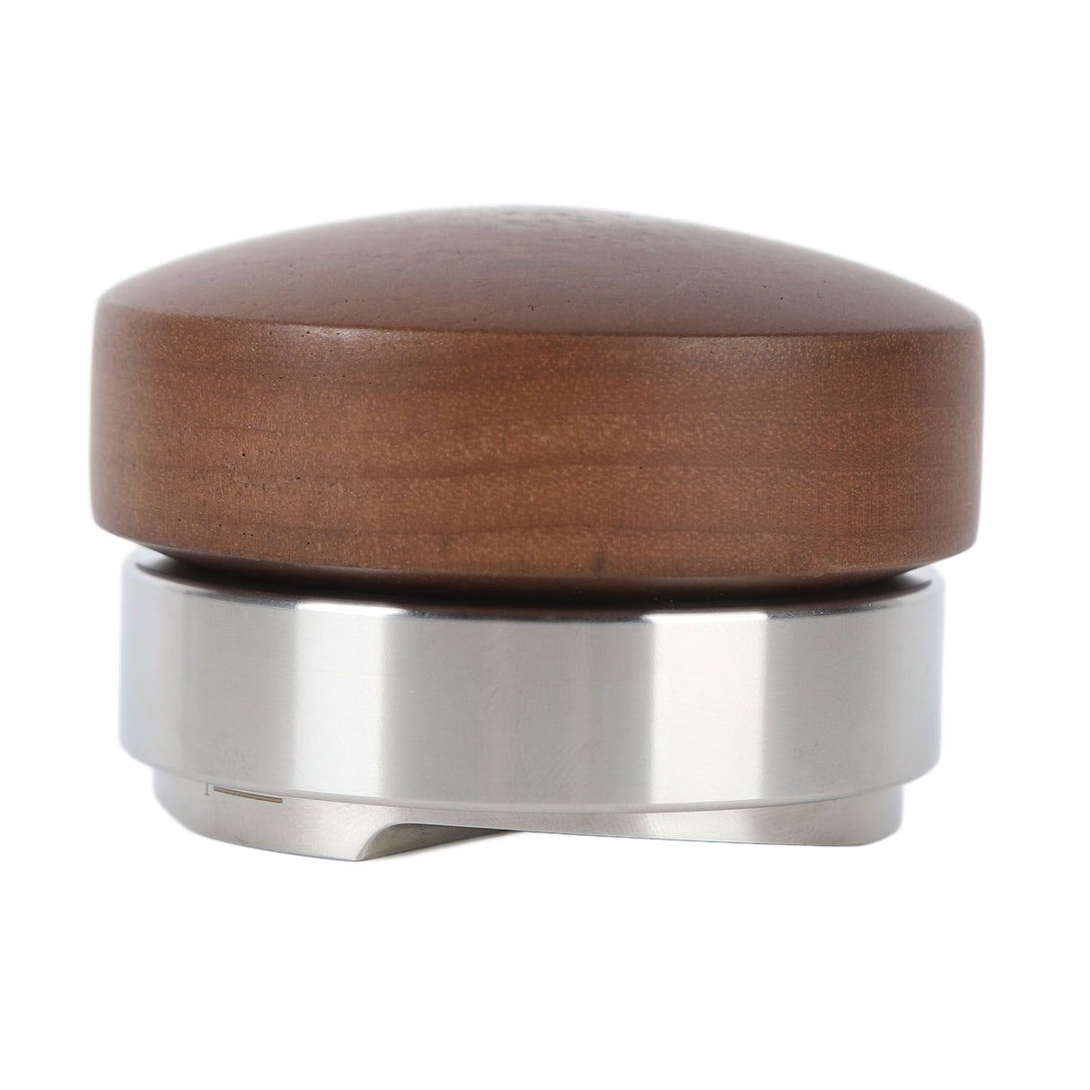 58mm Coffee Distributor Tamper Adjustable Depth Coffee Leveler Coffee Distribution Tool With Walnut Wood Handle
