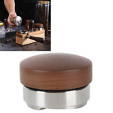 58mm Coffee Distributor Tamper Adjustable Depth Coffee Leveler Coffee Distribution Tool With Walnut Wood Handle