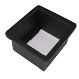 Coffee Knock Box Rubber Coffee Box with Removable Stainless Steel Ground Container for Cafe Bar S