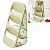 3 Layer Chopsticks Knife Storage Rack Holder Waterproof Knife Storage Drainage Bracket Container Green