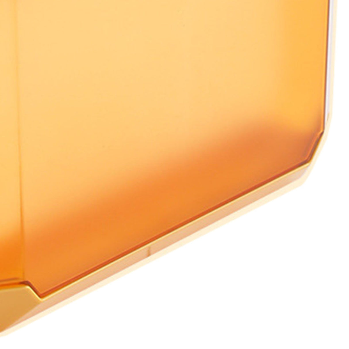 Wall Mounted Knife Holder Ultrathin Plastic Installation Box Storage Rack for Kitchen Yellow
