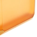 Wall Mounted Knife Holder Ultrathin Plastic Installation Box Storage Rack for Kitchen Yellow
