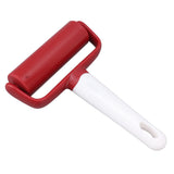 Small Rolling Pin Prevent Slip Hangable T Type Plastic Dough Roller with Handle for Pizza Pie Crust - 45-Degree Angle