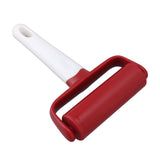 Small Rolling Pin Prevent Slip Hangable T Type Plastic Dough Roller with Handle for Pizza Pie Crust - Low Angle