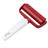 Small Rolling Pin Prevent Slip Hangable T Type Plastic Dough Roller with Handle for Pizza Pie Crust - Extra Image