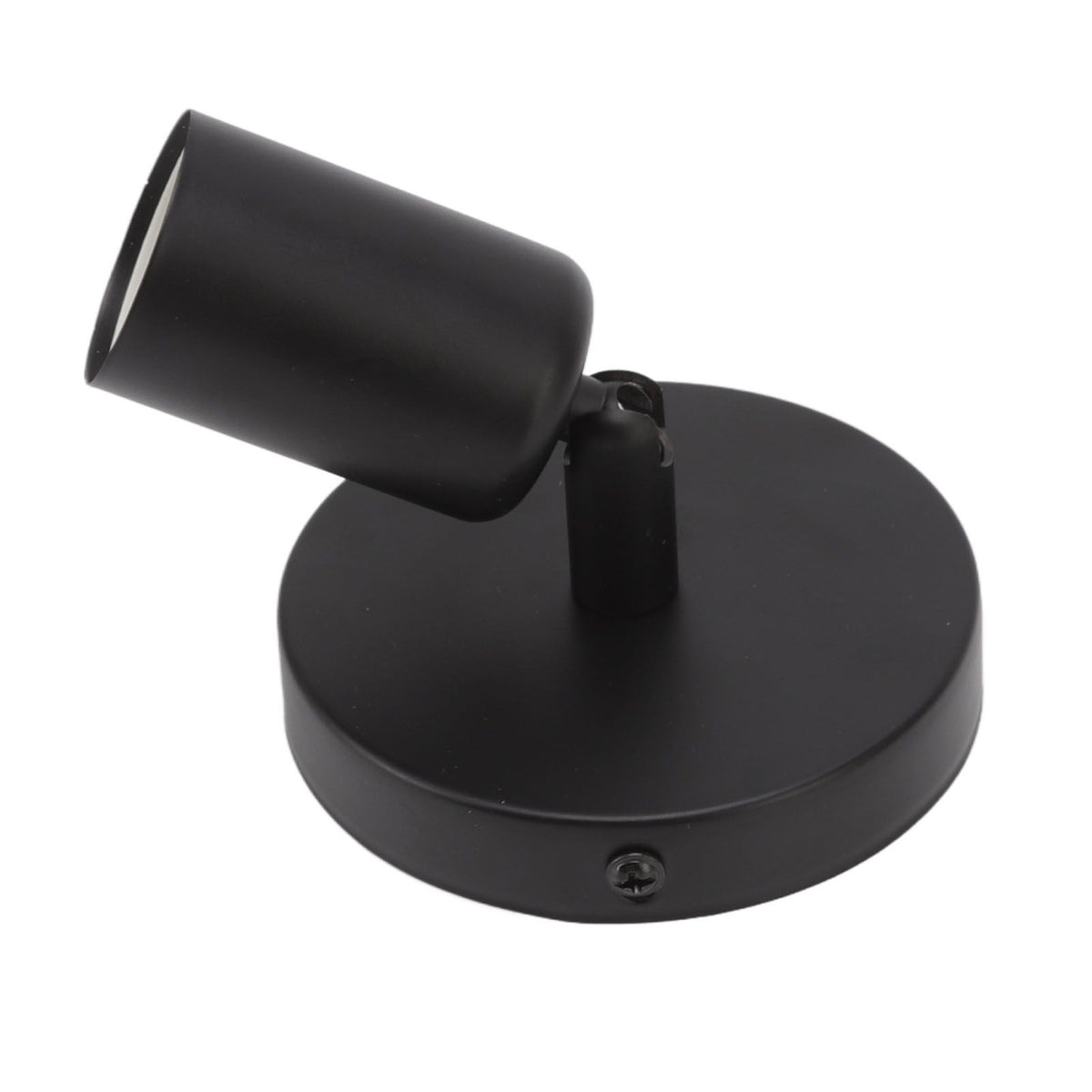 E26 E27 Wall Lamp Holder Modern Simple Wall Lamp Base for Bedroom Living Room Showcase 85‑265V Black