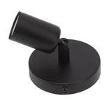 E26 E27 Wall Lamp Holder Modern Simple Wall Lamp Base for Bedroom Living Room Showcase 85‑265V Black