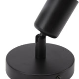 E26 E27 Wall Lamp Holder Modern Simple Wall Lamp Base for Bedroom Living Room Showcase 85‑265V Black