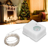 Christmas Decorative Light String Music String Light for Patio Garden Decoration Indoor Outdoor Christmas Tree Parties 3m Warm Light