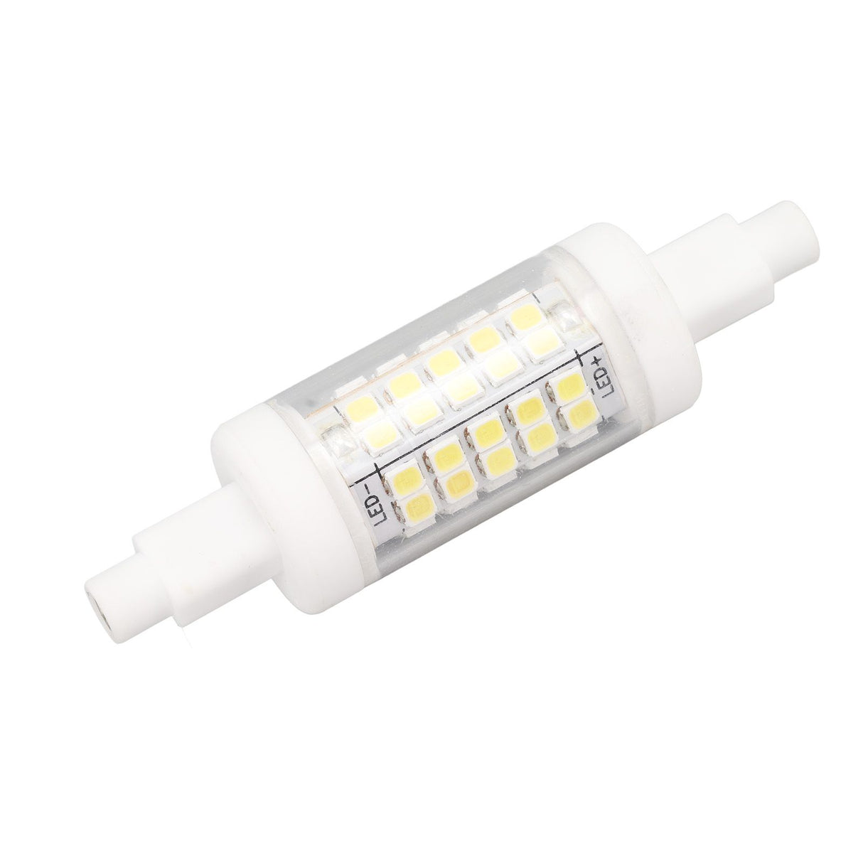 R7s LED Bulb 80mm 5W Double End Floodlight with 60LED 6000K White Light Corn Lighting for Replacement 220V