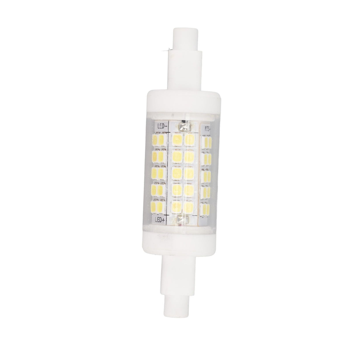 R7s LED Bulb 80mm 5W Double End Floodlight with 60LED 6000K White Light Corn Lighting for Replacement 220V