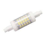 R7s LED Bulb 80mm 5W Double End Floodlight with 60LED 6000K White Light Corn Lighting for Replacement 220V