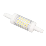R7s LED Bulb 80mm 5W Double End Floodlight with 60LED 6000K White Light Corn Lighting for Replacement 220V - Low Angle