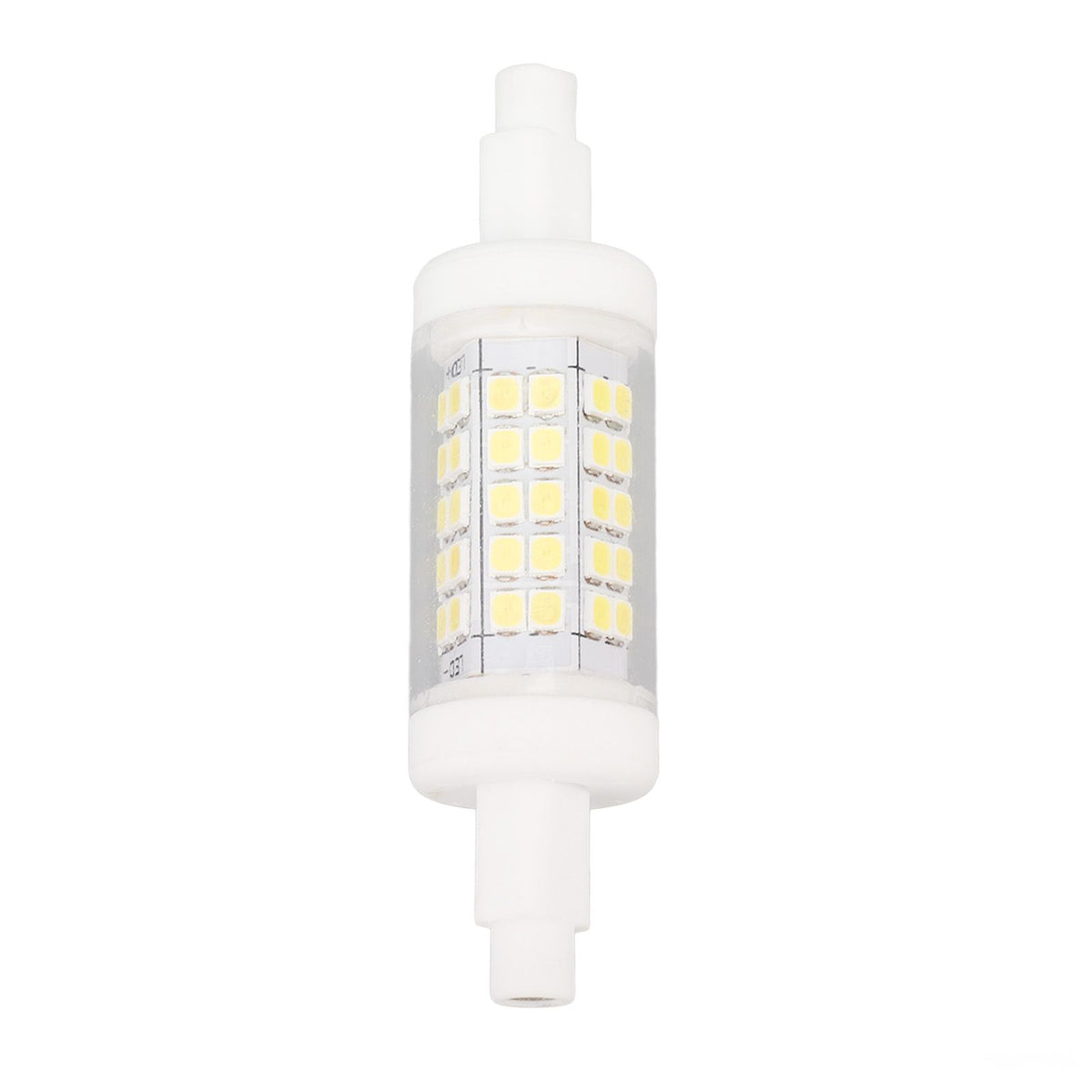 R7s LED Bulb 80mm 5W Double End Floodlight with 60LED 6000K White Light Corn Lighting for Replacement 220V