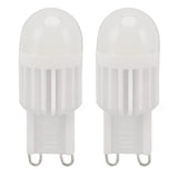 2Pcs G9 LED Light Bulbs Dimmable 180LM 14 Beads Double Pin G9 Base Bulbs for Table Lamp Wall Lamp Chandelier 220V 2W