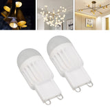 2Pcs G9 LED Light Bulbs Dimmable 180LM 14 Beads Double Pin G9 Base Bulbs for Table Lamp Wall Lamp Chandelier 220V 2W
