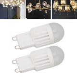 2Pcs G9 LED Light Bulbs Dimmable 180LM 14 Beads Double Pin G9 Base Bulbs for Table Lamp Wall Lamp Chandelier 220V 2W