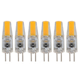 6Pcs G4 Light Bulb Dimmable 2W 180lm LED Bulb for Table Lamp Wall Lamp Chandelier Replacement 120V