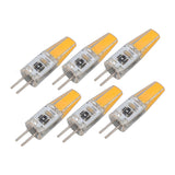 6Pcs G4 Light Bulb Dimmable 2W 180lm LED Bulb for Table Lamp Wall Lamp Chandelier Replacement 120V - Side View