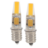 2pcs 2W 12V E12 LED Bulb Energy Saving Power Saving Candelabra Bulb Warm Light Light Bulb - Low Angle