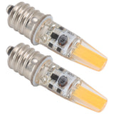 2pcs 2W 12V E12 LED Bulb Energy Saving Power Saving Candelabra Bulb Warm Light Light Bulb - Extra Image