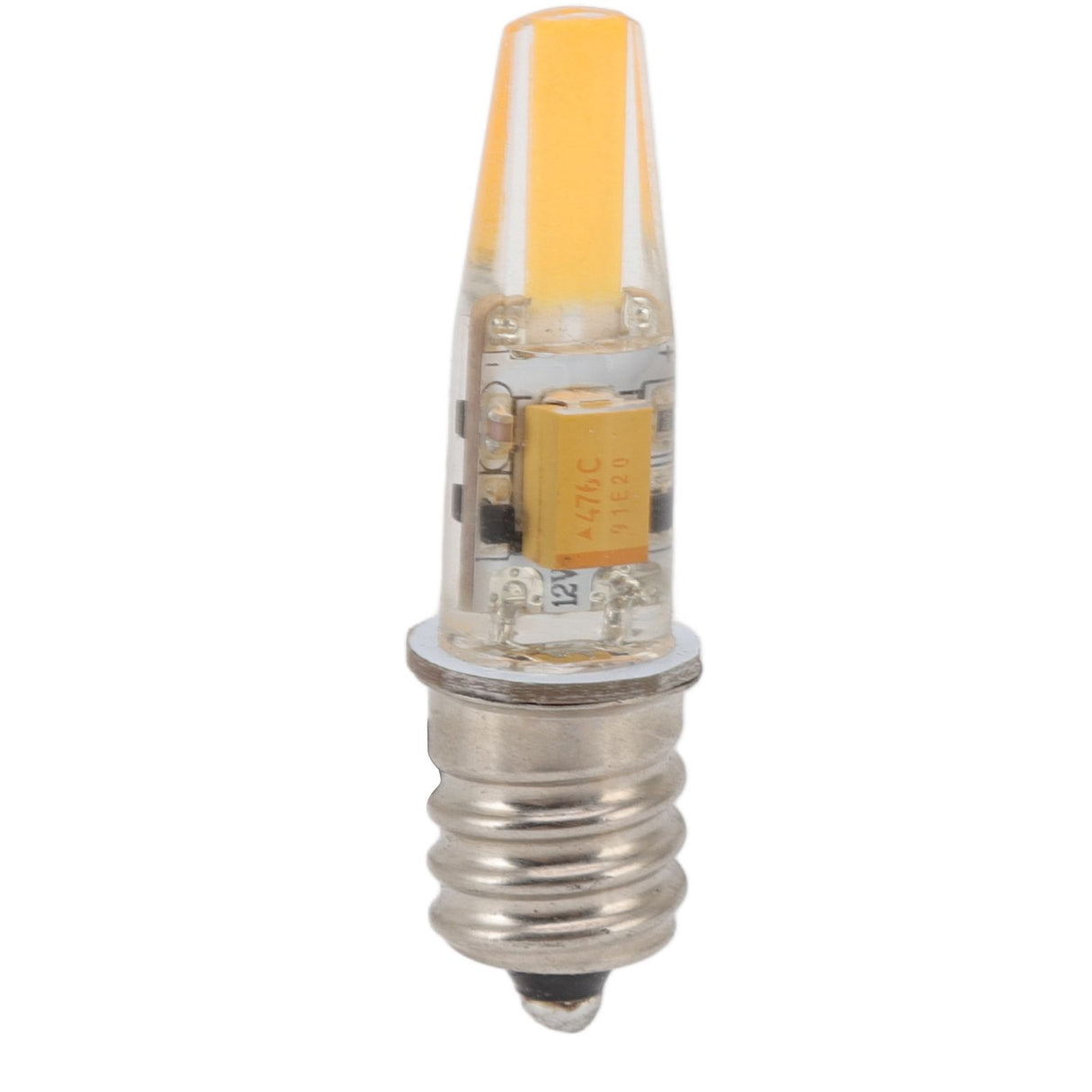 2pcs 2W 12V E12 LED Bulb Energy Saving Power Saving Candelabra Bulb Warm Light Light Bulb