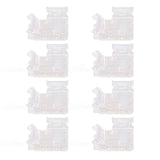 Strip Light Connector 2 Pin Solderless L Shape Seamless Terminal Extension Corner Connector for 10mm COB LED Light 8pcs - Front View