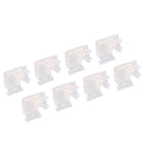 Strip Light Connector 2 Pin Solderless L Shape Seamless Terminal Extension Corner Connector for 10mm COB LED Light 8pcs - Rear View