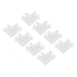 Strip Light Connector 2 Pin Solderless L Shape Seamless Terminal Extension Corner Connector for 10mm COB LED Light 8pcs