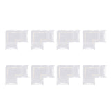 Strip Light Connector 2 Pin Solderless L Shape Seamless Terminal Extension Corner Connector for 10mm COB LED Light 8pcs - Extra Image