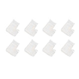 8pcs LED Strip Light Connector Professional Transparent 3Pin L Shaped COB Connector for COB LED Strip Light