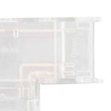 8pcs LED Strip Light Connector Professional Transparent 3Pin L Shaped COB Connector for COB LED Strip Light