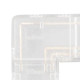 8pcs LED Strip Light Connector Professional Transparent 3Pin L Shaped COB Connector for COB LED Strip Light