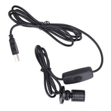 5V Mini Spot Lights Bright USB Dimmable LED Spotlight with 6.6ft Cable for Showcase Jewelry Cabinet Porch Positive White 6000K