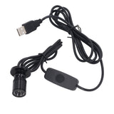5V Mini Spot Lights Bright USB Dimmable LED Spotlight with 6.6ft Cable for Showcase Jewelry Cabinet Porch Positive White 6000K