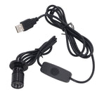 5V Mini Spot Lights Bright USB Dimmable LED Spotlight with 6.6ft Cable for Showcase Jewelry Cabinet Porch Positive White 6000K