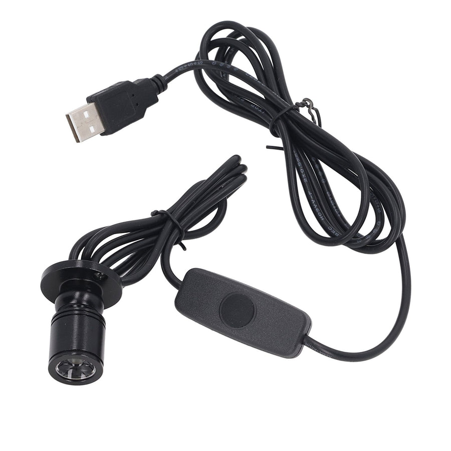 5V Mini Spot Lights Bright USB Dimmable LED Spotlight with 6.6ft Cable for Showcase Jewelry Cabinet Porch Positive White 6000K