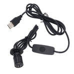 5V Mini Spot Lights Bright USB Dimmable LED Spotlight with 6.6ft Cable for Showcase Jewelry Cabinet Porch Positive White 6000K