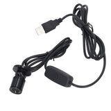5V Mini Spot Lights Bright USB Dimmable LED Spotlight with 6.6ft Cable for Showcase Jewelry Cabinet Porch Positive White 6000K