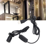 5V Mini Spot Lights Bright USB Dimmable LED Spotlight with 6.6ft Cable for Showcase Jewelry Cabinet Porch Positive White 6000K - Extra Image