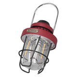 Camping Lantern Retro USB Charging 3 Light Modes IPX4 Waterproof Camping Lights for Outdoor Red - Rear View