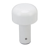 USB Mushroom Light Touch Control Mini Light Night Light with Adjustable Brightness 3 Color Temperature Dimmable White - Front View