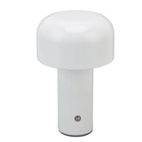 USB Mushroom Light Touch Control Mini Light Night Light with Adjustable Brightness 3 Color Temperature Dimmable White - Top-Down View