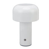 USB Mushroom Light Touch Control Mini Light Night Light with Adjustable Brightness 3 Color Temperature Dimmable White - Rear View