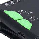 Smart Induction LED Clip On Cap Light USB Rechargeable Headlamp Hat Light with Power Display for Outdoor Fishing Black