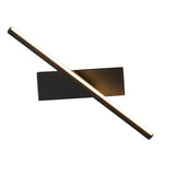 Bedroom Rotating Wall Lamp Iron Shell High Temperature Baking Surface Anti Corrosion Bedside Lamp for Home White Light Black