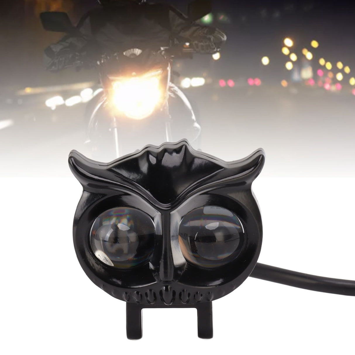 Motorcycle Driving Fog Lights Bird Shape 2000LM IP67 Waterproof Motorcycle LED Headlight for 12‑80V Motorbikes