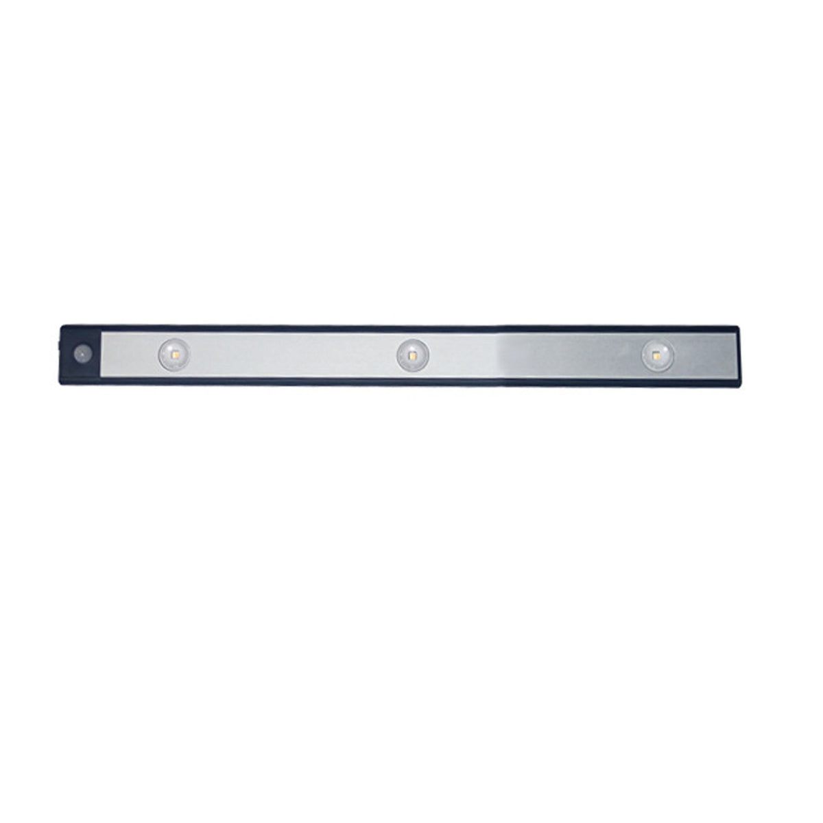 LED Closet Light Ultra Thin Intelligent Rechargeable Wireless LED Motion Sensor Light for Cabinet 40cm / 15.7in Black