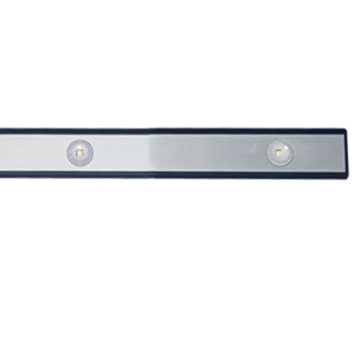 LED Closet Light Ultra Thin Intelligent Rechargeable Wireless LED Motion Sensor Light for Cabinet 40cm / 15.7in Black